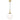 BALLY 10 250mm Antique Gold with Opal Ball E27 Pendant