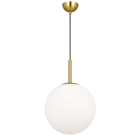 BALLY 12 300mm Antique Gold with Opal Ball E27 Pendant