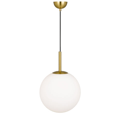 BALLY 12 300mm Antique Gold with Opal Ball E27 Pendant