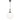 BALLY 12 300mm Black with Opal Ball E27 Pendant