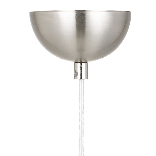 BALLY 12 300mm Nickel with Opal Ball E27 Pendant