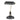 Banca Bankers Lamp Matt Black Metal Cylindrical Shade w/Ant Brass Highlight E27