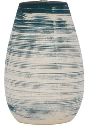 Batik Ceramic Table Lamp Blue and White