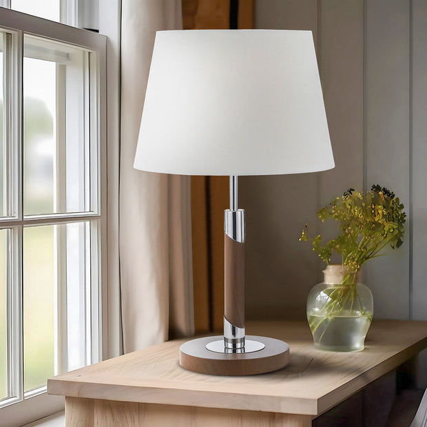 Belmore Table Lamp - Walnut