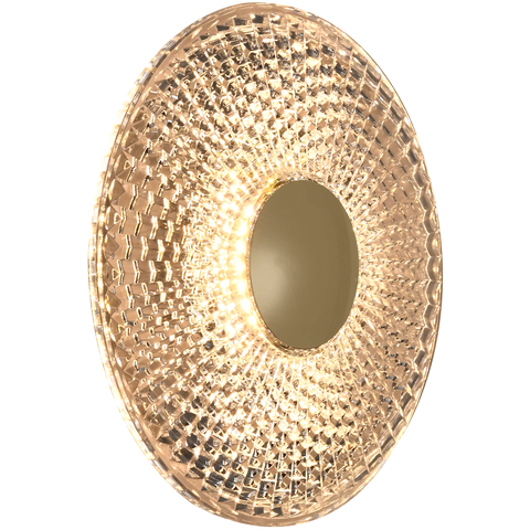 Bilby 5w CCT LED Crystalline 150mm Wall Light Brass