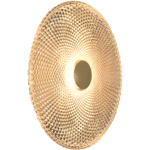 Bilby 5w CCT LED Crystalline 300mm Wall Light Brass