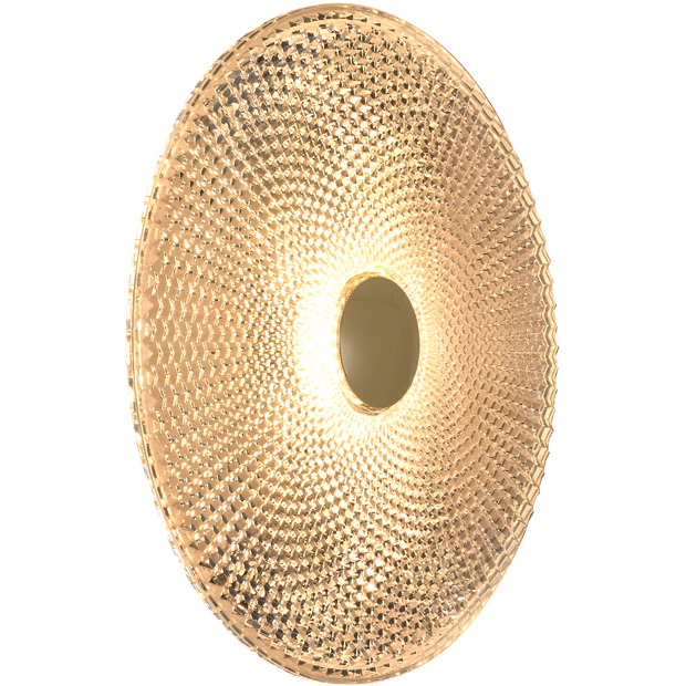 Bilby 5w CCT LED Crystalline 300mm Wall Light Brass