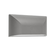 Bloc Exterior 5w LED Wall Light Silver