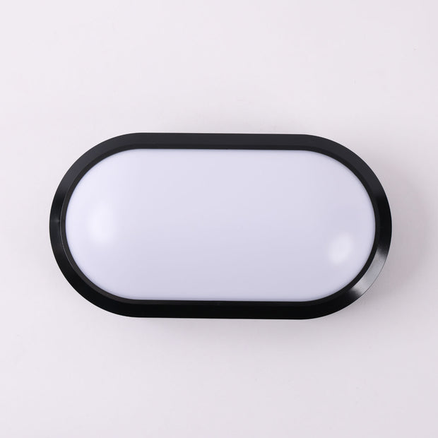 Union 10w TRI Oval Black Bunker Light
