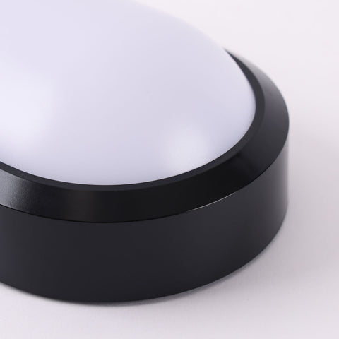 Union 10w TRI Oval Black Bunker Light