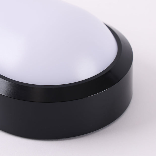 Union 10w TRI Oval Black Bunker Light