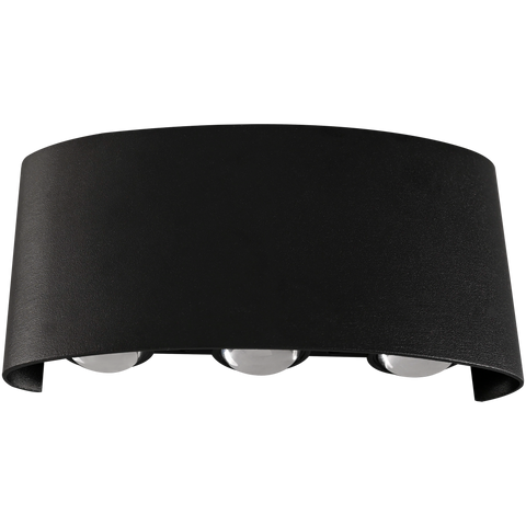 Bold 6w CCT LED Multi-beam Exterior IP65 Wall Light Black