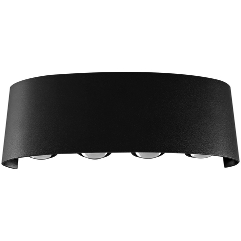 Bold 8w CCT LED Multi-beam Exterior IP65 Wall Light Black