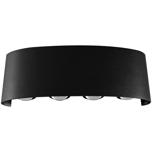 Bold 8w CCT LED Multi-beam Exterior IP65 Wall Light Black