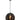 Botanica Embossed Dome Pendant Black