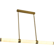 Bower Alabaster 36w CCT LED 1200mm Linear Pendant Brass