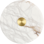 Bower Alabaster 15w CCT LED 250mm Wall Light Brass