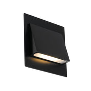 Brea 3w 3000K LED Stair Light Black