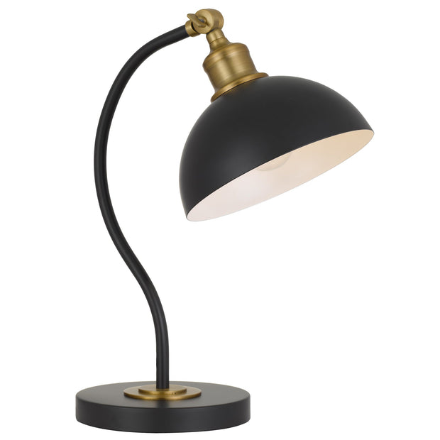 Brevik Table Lamp Black and Brass