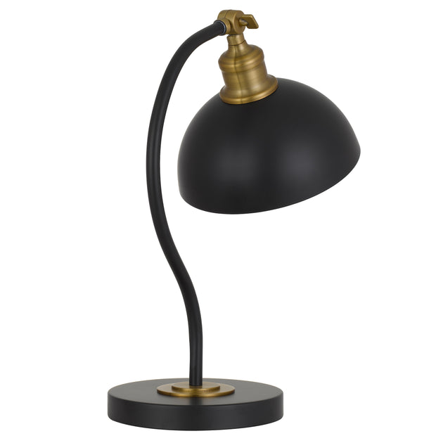 Brevik Table Lamp Black and Brass