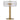 BRIZO 2xE14 Antique Brass with Art Deco Clear Glass Touch Table Lamp