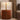 BRIZO 2xE14 Antique Brass with Art Deco Clear Glass Touch Table Lamp
