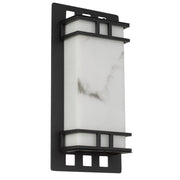 Burch 7W 3000K LED IP44 Exterior Light Black Sand/Stone