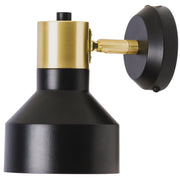 Brodie Black and Brass Wall Light