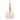 Caliz Pendant Large Ribbed Frosted Glass with Brass