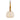 Caliz Pendant Small Ribbed Frosted Glass with Brass