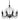 Candice 8lt Traditional French Candelabra Black