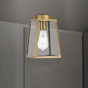 Cantena 15 IP43 Exterior Pendant Antique Brass