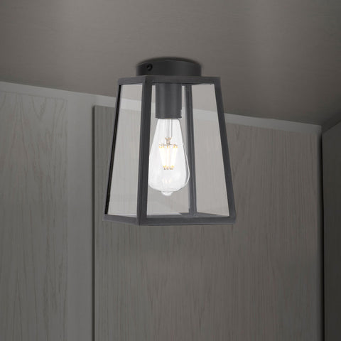 Cantena 15 IP43 Exterior Pendant Black