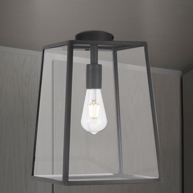 Cantena 25 IP43 Exterior Pendant Black