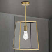 Cantena 25 IP43 Exterior Pendant Antique Brass