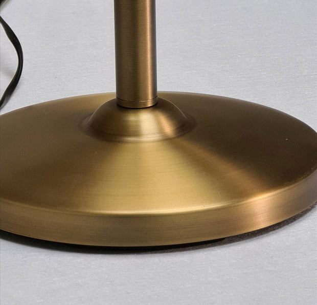 CARSON Twin Antique Brass GU10 Floor Lamp