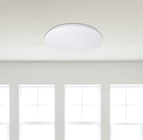 CASSIA 18w LED CCT 1500lm White Non-Dim Oyster Light