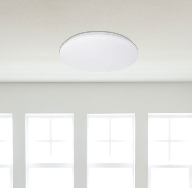 CASSIA 18w LED CCT 1500lm White Non-Dim Oyster Light