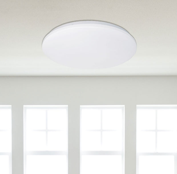 CASSIA 28w LED CCT 2400lm White Non-Dim Oyster Light