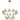 Catania 18 Light Antique Gold Pendant