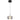 CEDRO 8w Single LED CCT Black Smoke Glass Pendant