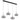 CEDRO 4 Light 30w LED CCT Black Smoke Glass Linear Pendant