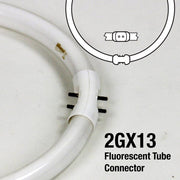 22w Cool White 4 Pin (2/2 Opposite) T5 Circular Fluro Globe