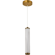 Charm 10W CCT LED Single Pendant Brass