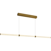 Charm 75W CCT LED 2500mm Linear LED Pendant Brass