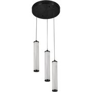 Charm 3x10W CCT LED 3lt Pendant Black