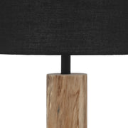 Chad Floor Lamp Wood and Black