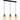 Champan 3 x E27 Ellipse Bar Pendant Bronze and Amber