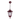 Chester Chain Pendant Burgundy