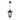 Chester Chain Pendant Green
